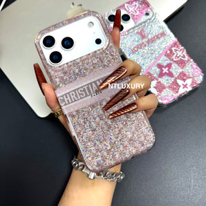 Glitter Dove & Love Phone Case