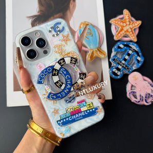 Handyhülle „Ocean Design For Girl“ mit MagSafe-Halterung