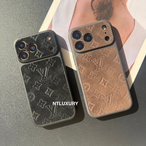 Suede Love Design Phone Case