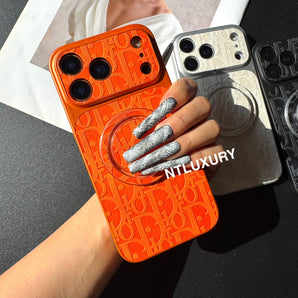 Orange Juice Denim Dove Phone Case with Magsafe Holder