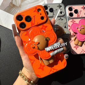 Orange Juice Glitter Love mit Magsafe-Halterung (Holzpuppe)