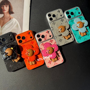 Orange Juice Glitter Love mit Magsafe-Halterung (Holzpuppe)