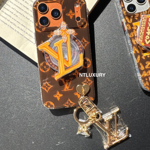 Étui de téléphone Shining Love avec support Magsafe et pendentif (lot de 3)
