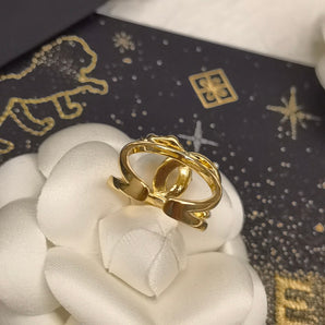 Bague ouverte en perle tendance 
