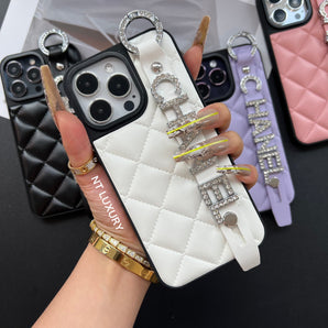 Coque Samsung à paillettes avec ceinture en C 