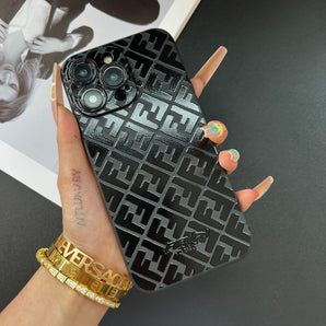 Étui de téléphone noir tendance (FF) 