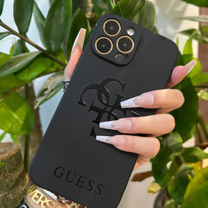 Étui de téléphone noir tendance (L GU) 