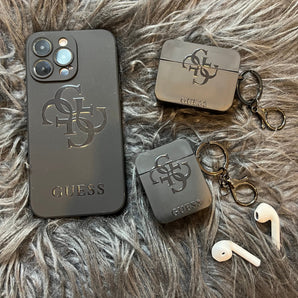 Étui de téléphone noir tendance (L GU) 
