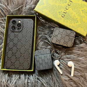 Black Trendy Phone Case ( Full G )