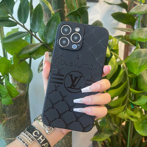 Coque de téléphone noire tendance (Aime-moi) 