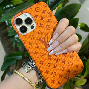 Étui de téléphone « Amour coloré » (orange) 