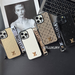 Pure Press Floral Design Phone Case with Stripe