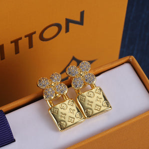 Vintage Love Lock Earrings