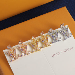 Love Colorful Diamond Earring