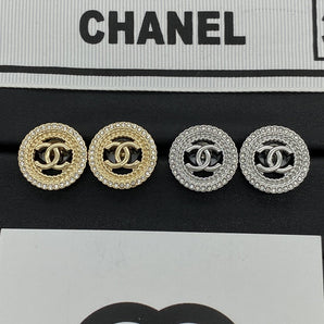 BB Button Girl Earrings Stud