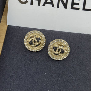 BB Button Girl Earrings Stud