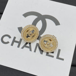 Circle Coco Girl Earrings Stud