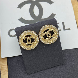 Circle Coco Girl Earrings Stud