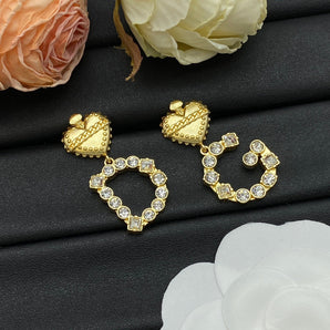 Dog Cute Letter Earrings