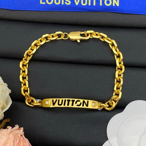 Goldenes Liebesketten-Armband 