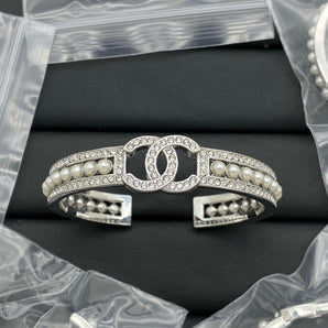 Coco Girl Silver Pearl Bracelet