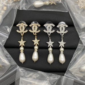 Vintage CC Girl Drop Earrings