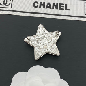 Star C Diamond Girl Brooch