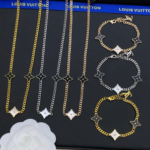 Less is More Love Bracelet & Necklace 2Set
