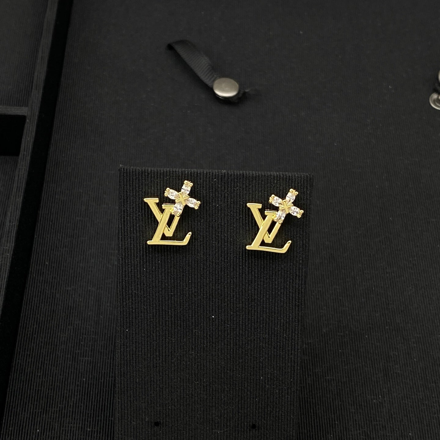 Goldfarben Love Girl OhrRinge Stecker