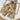 Love Chain Silk Long Scarf (Khaki)