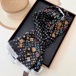 Love Vivian Silk Long Scarf