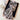 Grey Love Long Silk Scarf